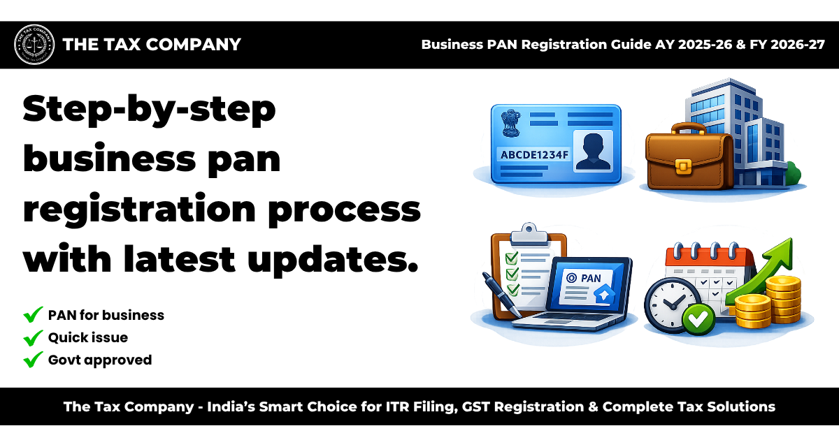 Business PAN Registration